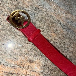 Michael Kors Red Belt SMALL